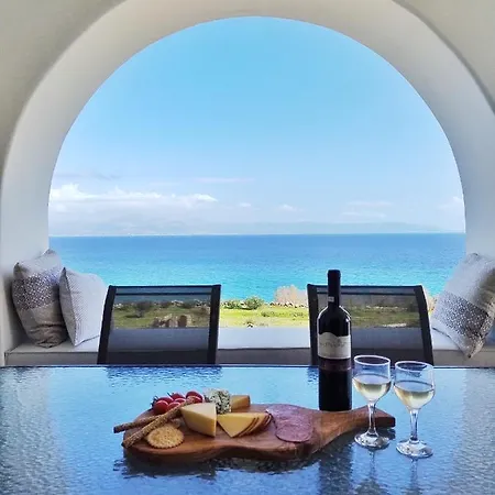 Sunrise Messada With Breathtaking Sea View 別荘 Márpissa